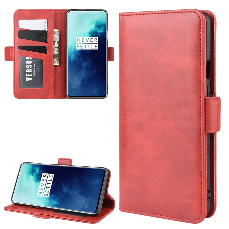 For OnePlus 7T Pro Dual-side Magnetic Buckle Horizontal Flip Leather Case with Holder & Card Slots & Wallet & Photo Frame