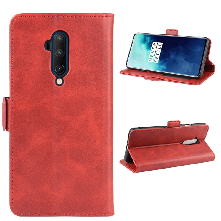 For OnePlus 7T Pro Dual-side Magnetic Buckle Horizontal Flip Leather Case with Holder & Card Slots & Wallet & Photo Frame