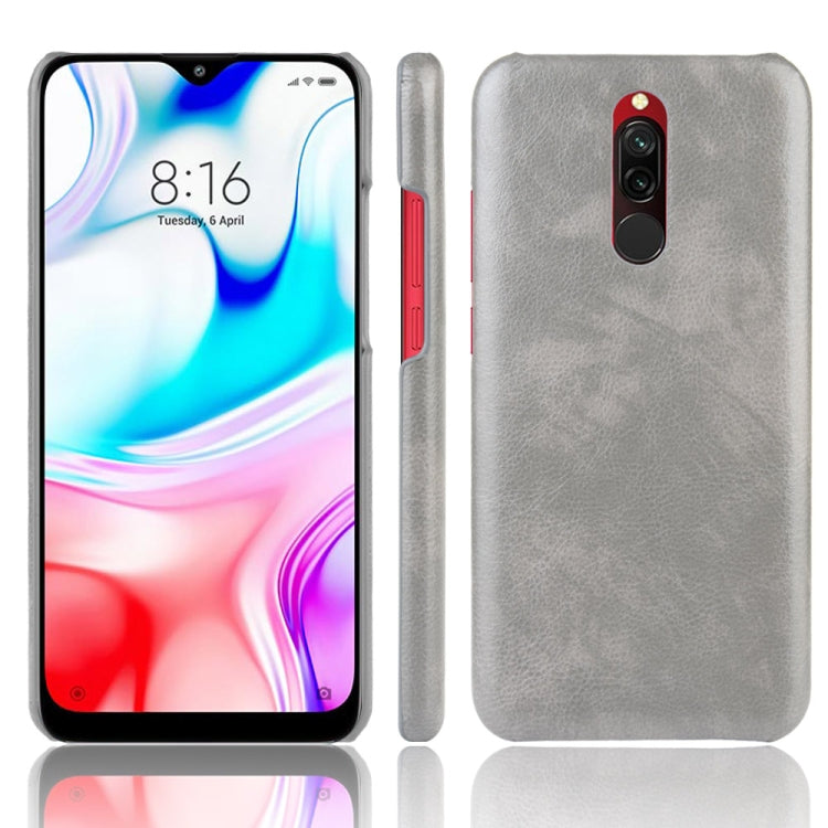 For Xiaomi Redmi 8 Shockproof Litchi Texture PC + PU Case