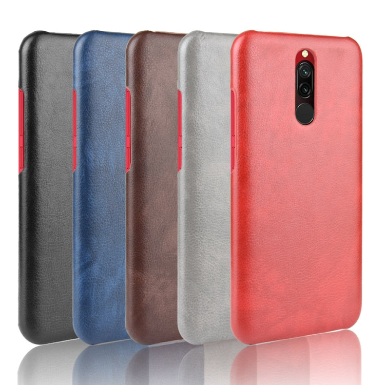 For Xiaomi Redmi 8 Shockproof Litchi Texture PC + PU Case