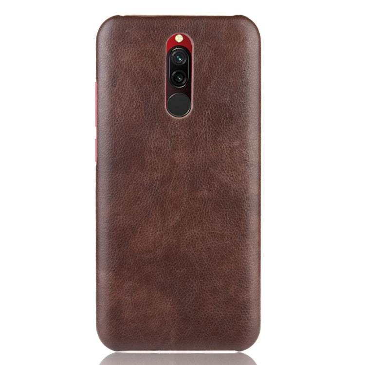 For Xiaomi Redmi 8 Shockproof Litchi Texture PC + PU Case