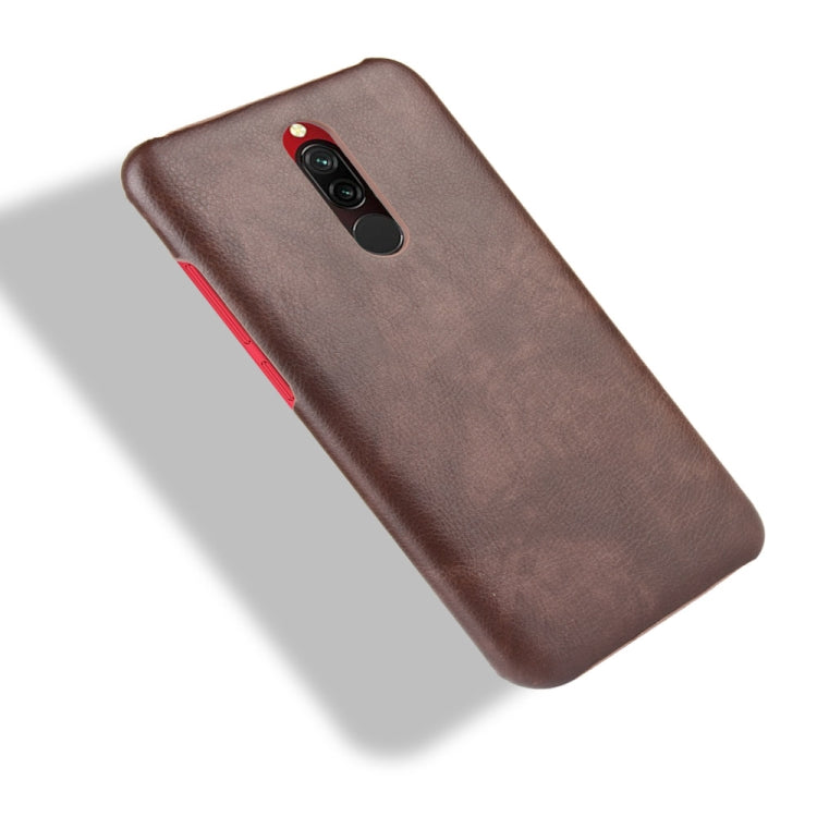 For Xiaomi Redmi 8 Shockproof Litchi Texture PC + PU Case