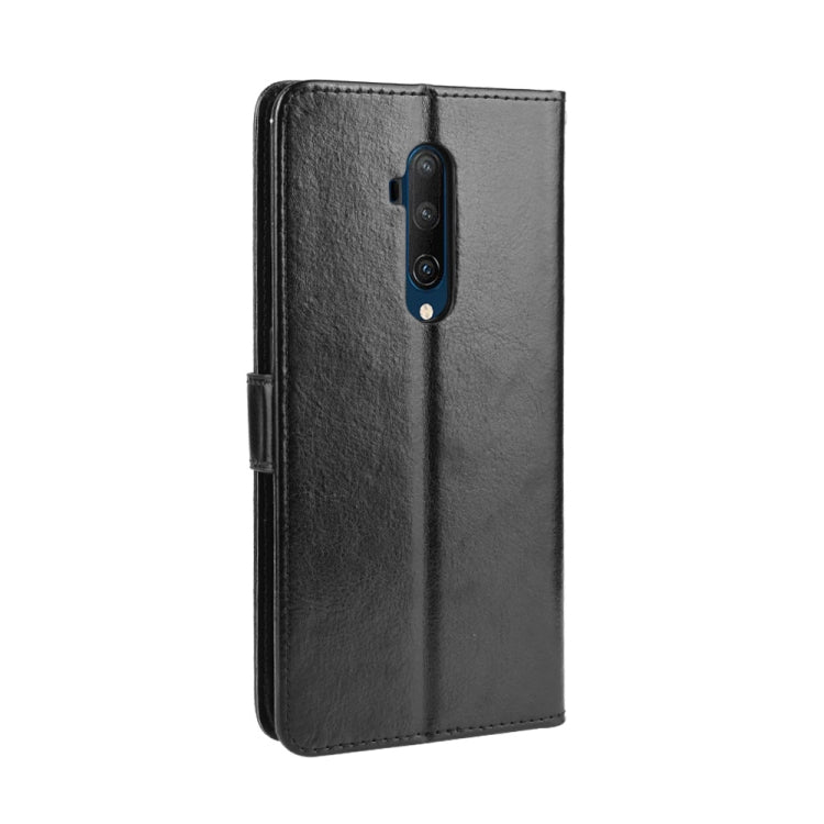 For OnePlus 7T Pro Retro Crazy Horse Texture Horizontal Flip Leather Case with Holder & Card Slots & Photo Frame