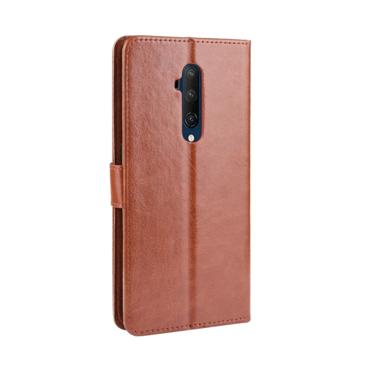 For OnePlus 7T Pro Retro Crazy Horse Texture Horizontal Flip Leather Case with Holder & Card Slots & Photo Frame