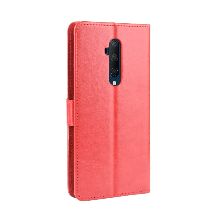 For OnePlus 7T Pro Retro Crazy Horse Texture Horizontal Flip Leather Case with Holder & Card Slots & Photo Frame