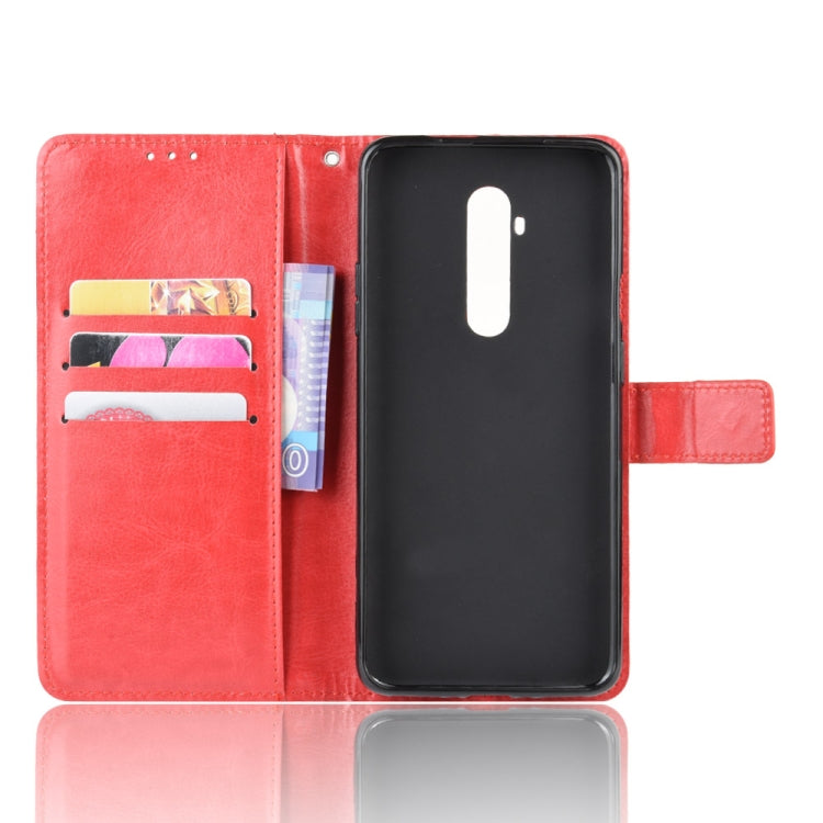 For OnePlus 7T Pro Retro Crazy Horse Texture Horizontal Flip Leather Case with Holder & Card Slots & Photo Frame
