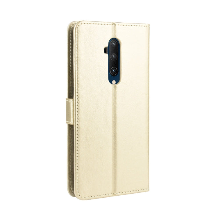 For OnePlus 7T Pro Retro Crazy Horse Texture Horizontal Flip Leather Case with Holder & Card Slots & Photo Frame