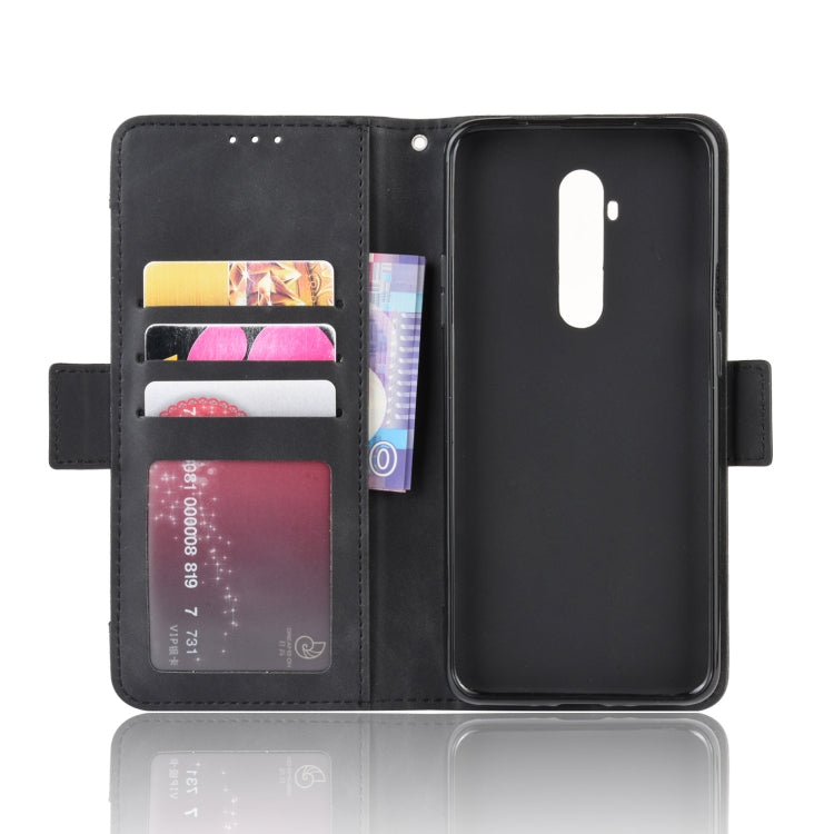 For OnePlus 7T Pro Wallet Style Skin Feel Calf Pattern Leather Case with Separate Card Slot