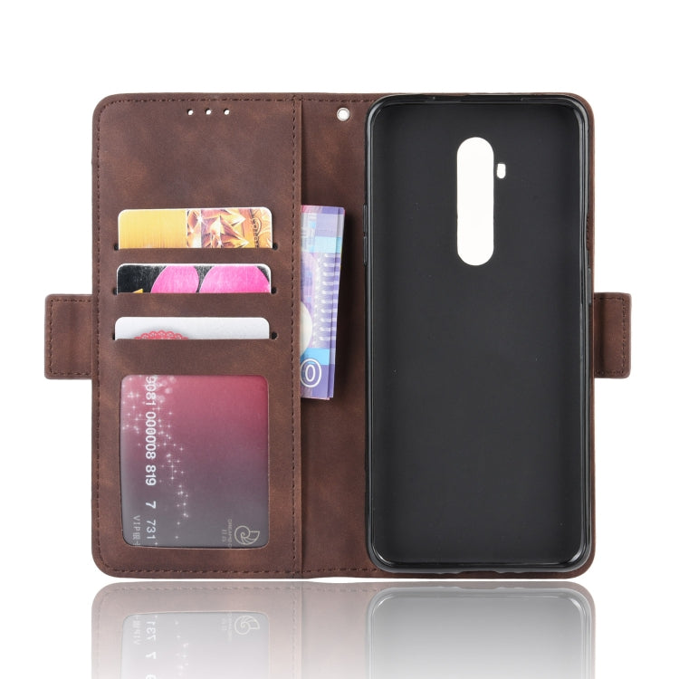 For OnePlus 7T Pro Wallet Style Skin Feel Calf Pattern Leather Case with Separate Card Slot
