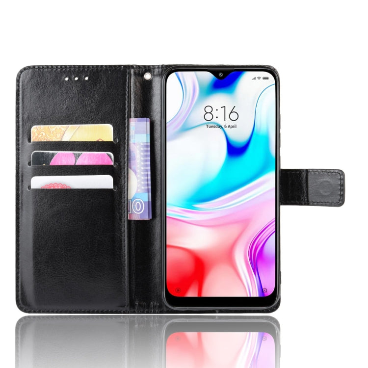 For Xiaomi Redmi 8 Retro Crazy Horse Texture Horizontal Flip Leather Case with Holder & Card Slots & Photo Frame