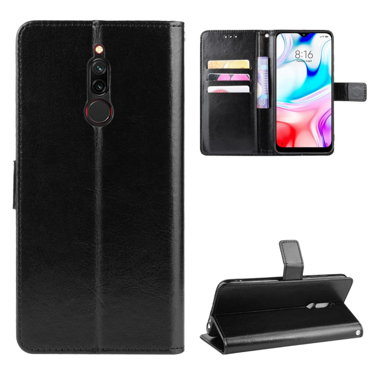 For Xiaomi Redmi 8 Retro Crazy Horse Texture Horizontal Flip Leather Case with Holder & Card Slots & Photo Frame