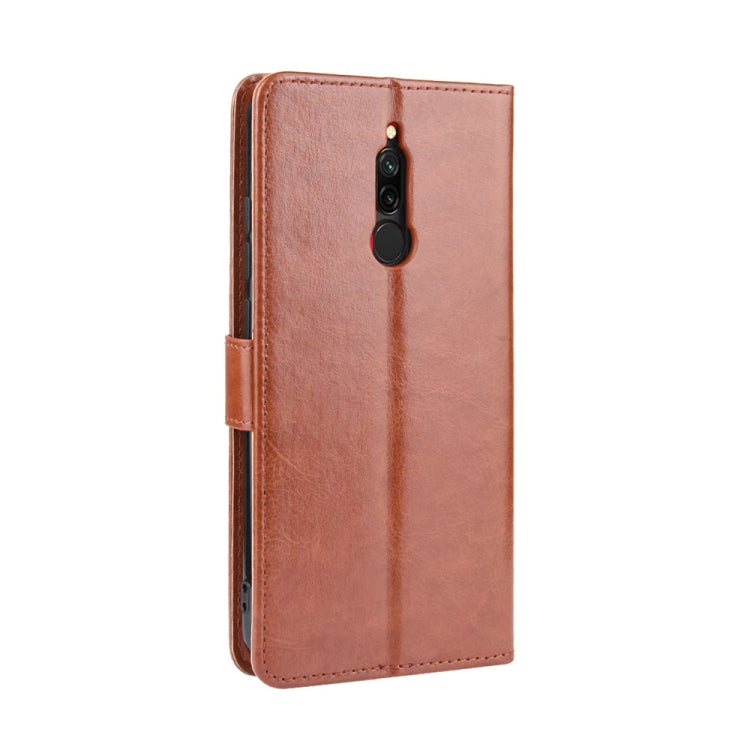 For Xiaomi Redmi 8 Retro Crazy Horse Texture Horizontal Flip Leather Case with Holder & Card Slots & Photo Frame
