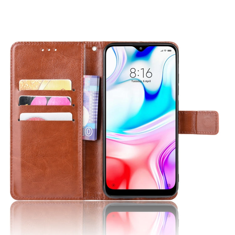 For Xiaomi Redmi 8 Retro Crazy Horse Texture Horizontal Flip Leather Case with Holder & Card Slots & Photo Frame
