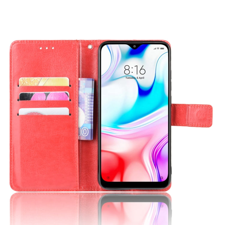 For Xiaomi Redmi 8 Retro Crazy Horse Texture Horizontal Flip Leather Case with Holder & Card Slots & Photo Frame