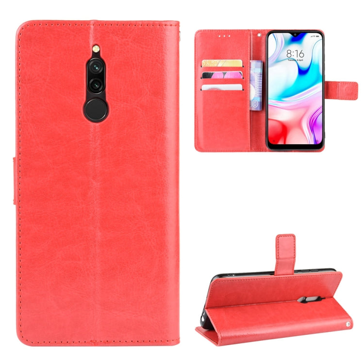 For Xiaomi Redmi 8 Retro Crazy Horse Texture Horizontal Flip Leather Case with Holder & Card Slots & Photo Frame
