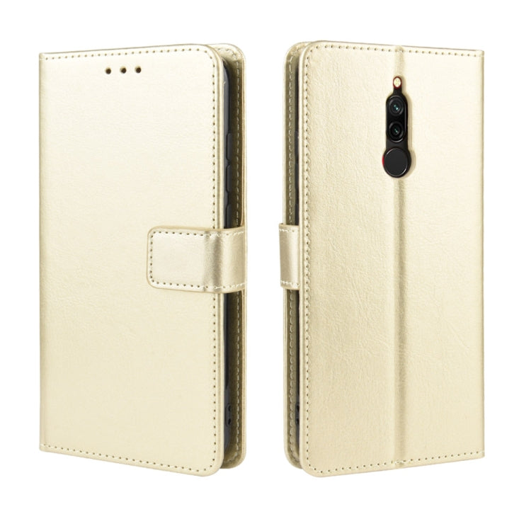 For Xiaomi Redmi 8 Retro Crazy Horse Texture Horizontal Flip Leather Case with Holder & Card Slots & Photo Frame