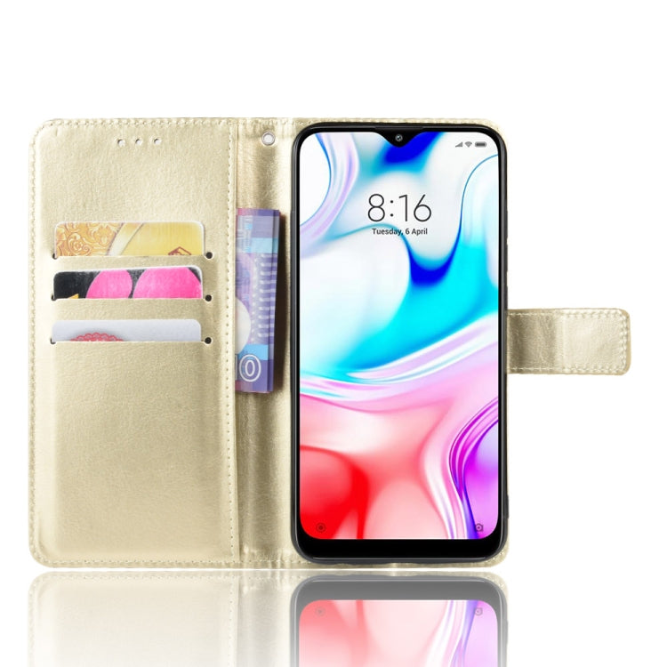 For Xiaomi Redmi 8 Retro Crazy Horse Texture Horizontal Flip Leather Case with Holder & Card Slots & Photo Frame