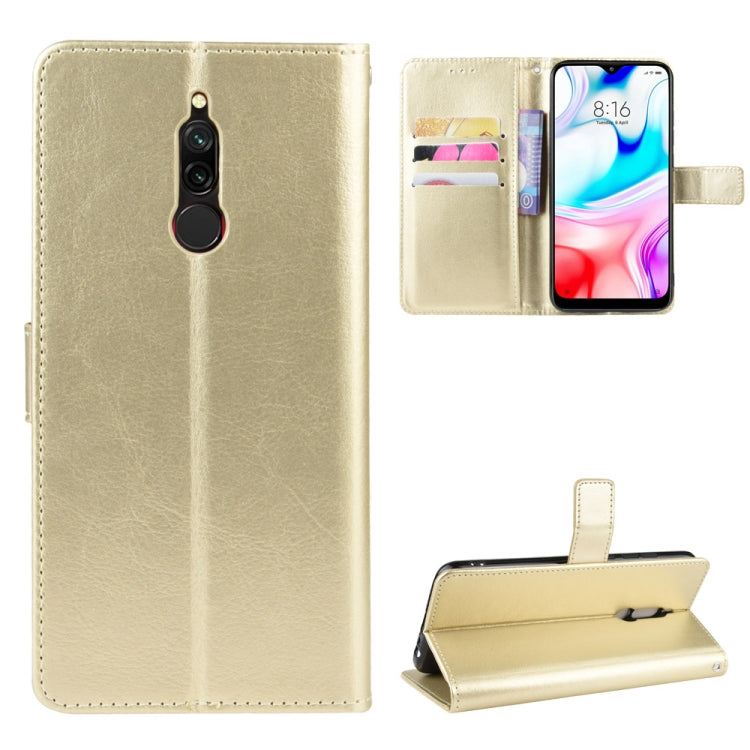 For Xiaomi Redmi 8 Retro Crazy Horse Texture Horizontal Flip Leather Case with Holder & Card Slots & Photo Frame