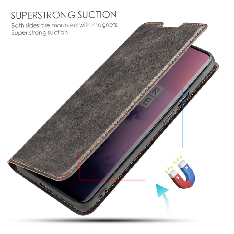 For Xiaomi Redmi Note8 Plus Retro Simple Ultrathin Magnetic Leather Case with Holder & Card Slots & Lanyard