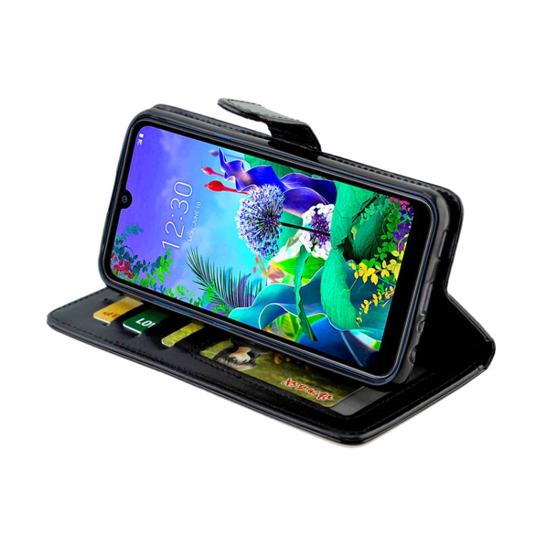 For LG Q60 / K50 Crazy Horse Texture Horizontal Flip Leather Case with Holder & Card Slots & Wallet & Photo Frame