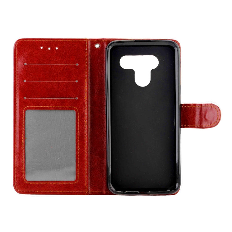 For LG Q60 / K50 Crazy Horse Texture Horizontal Flip Leather Case with Holder & Card Slots & Wallet & Photo Frame