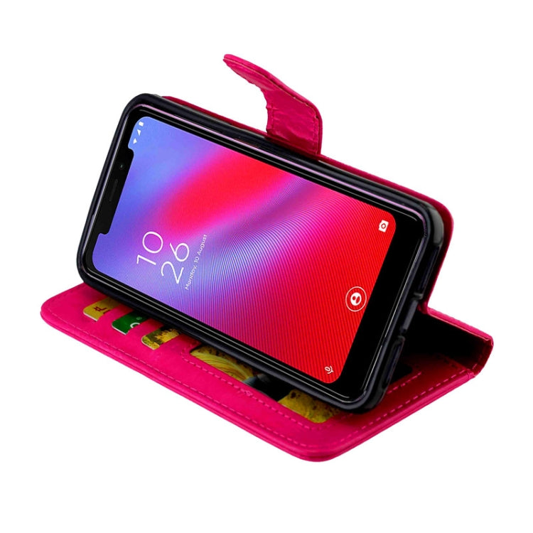 For Vodafone Smart N10 Crazy Horse Texture Horizontal Flip Leather Case with Holder & Card Slots & Wallet & Photo Frame