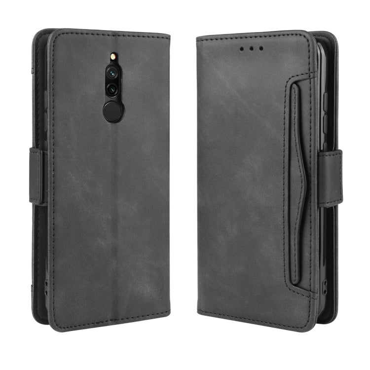 For Xiaomi Redmi 8 Wallet Style Skin Feel Calf Pattern Leather Case with Separate Card Slot
