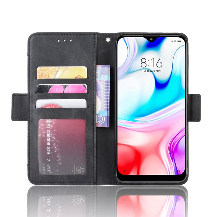 For Xiaomi Redmi 8 Wallet Style Skin Feel Calf Pattern Leather Case with Separate Card Slot