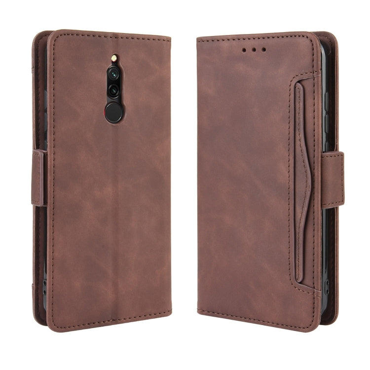 For Xiaomi Redmi 8 Wallet Style Skin Feel Calf Pattern Leather Case with Separate Card Slot
