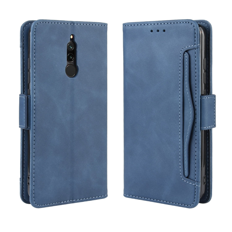 For Xiaomi Redmi 8 Wallet Style Skin Feel Calf Pattern Leather Case with Separate Card Slot
