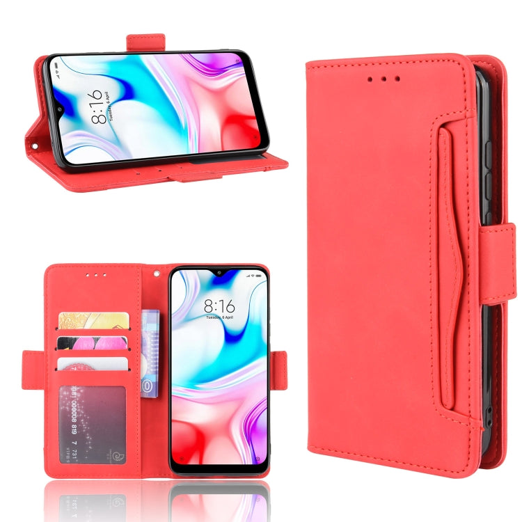 For Xiaomi Redmi 8 Wallet Style Skin Feel Calf Pattern Leather Case with Separate Card Slot