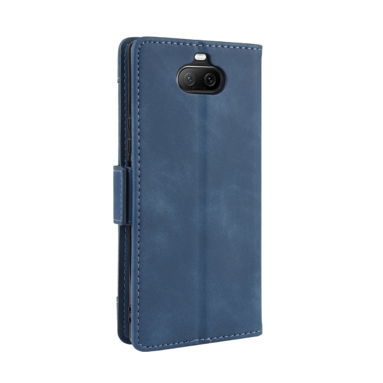 For Sony Xperia 8 Wallet Style Skin Feel Calf Pattern Leather Case with Separate Card Slot