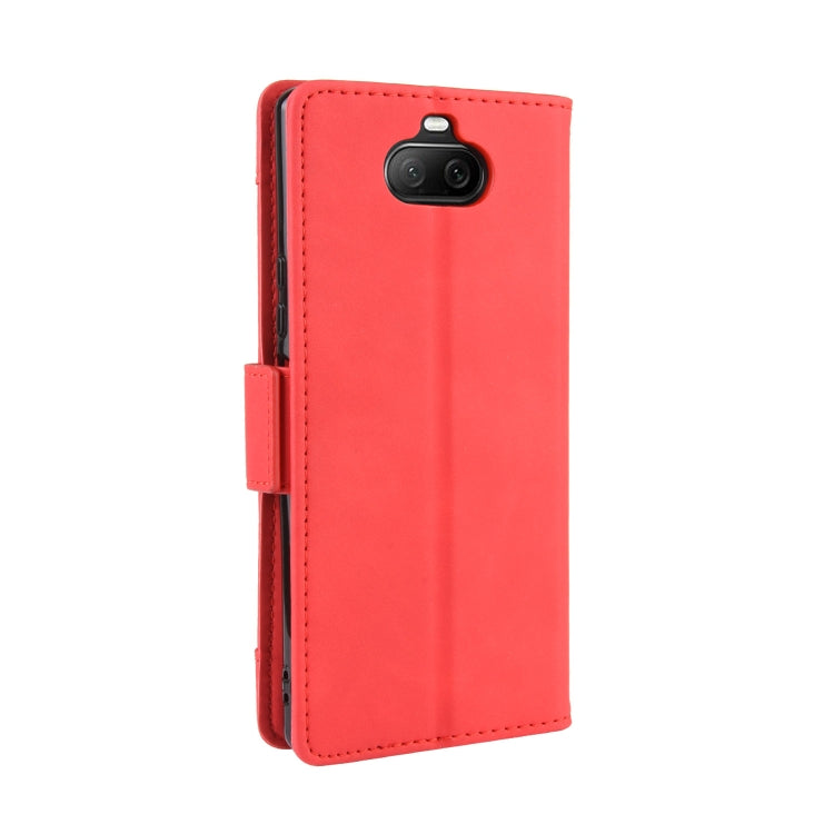 For Sony Xperia 8 Wallet Style Skin Feel Calf Pattern Leather Case with Separate Card Slot