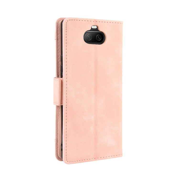 For Sony Xperia 8 Wallet Style Skin Feel Calf Pattern Leather Case with Separate Card Slot