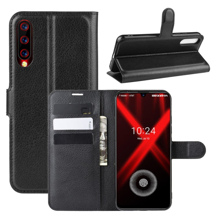 For Umidigi X Litchi Texture Horizontal Flip Leather Case with Wallet & Holder & Card Slots