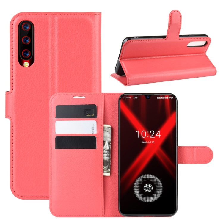 For Umidigi X Litchi Texture Horizontal Flip Leather Case with Wallet & Holder & Card Slots