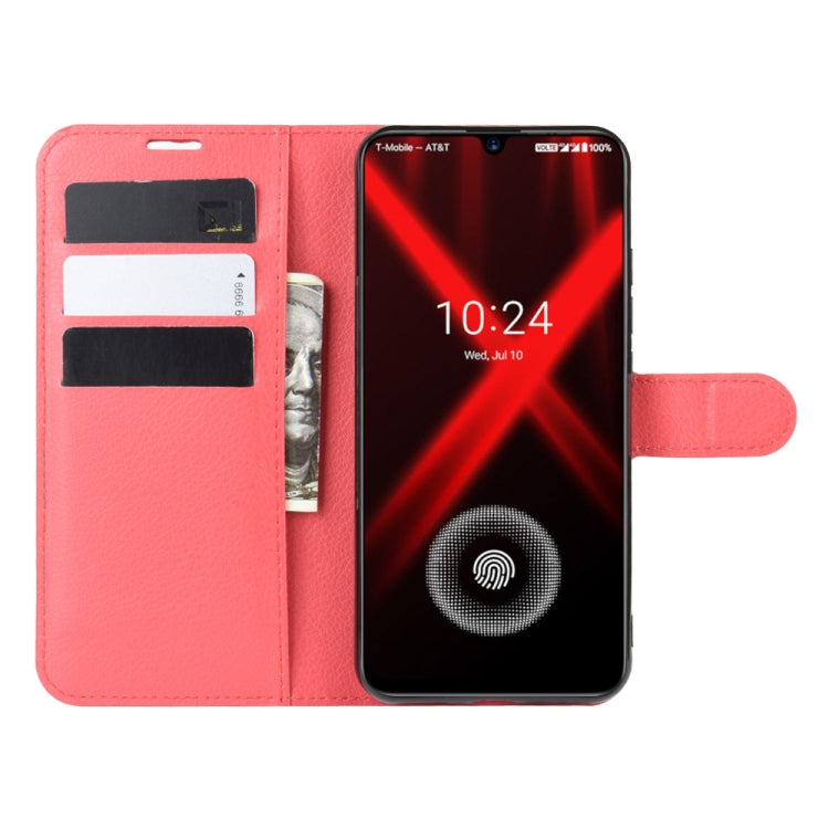 For Umidigi X Litchi Texture Horizontal Flip Leather Case with Wallet & Holder & Card Slots