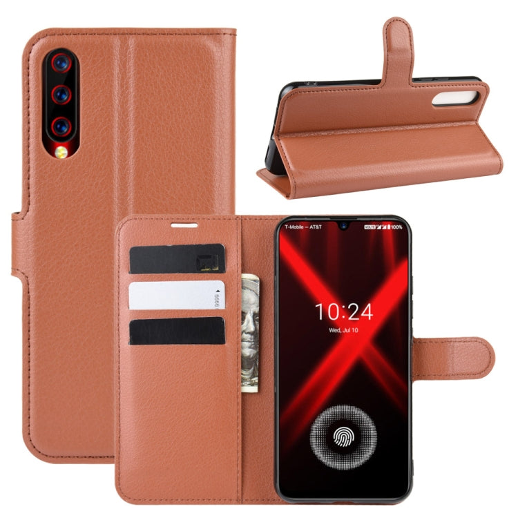 For Umidigi X Litchi Texture Horizontal Flip Leather Case with Wallet & Holder & Card Slots