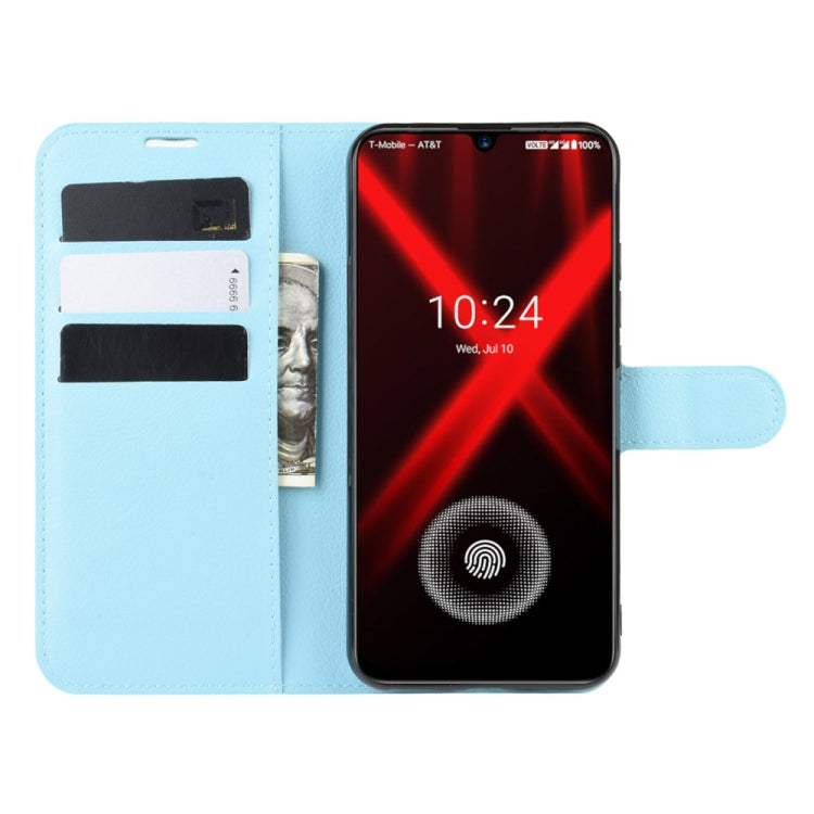 For Umidigi X Litchi Texture Horizontal Flip Leather Case with Wallet & Holder & Card Slots