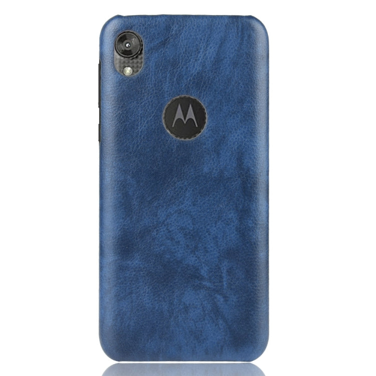 For Motorola Moto E6 Shockproof Litchi Texture PC + PU Case