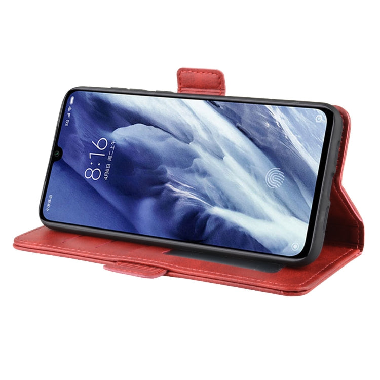 For Xiaomi 9 Pro/Xiaomi 9 Pro 5G Double Buckle Crazy Horse Business Mobile Phone Holster with Card Wallet Bracket Function