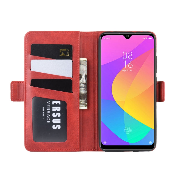 For Xiaomi Mi CC9e / Mi A3 Dual-side Magnetic Buckle Horizontal Flip Leather Case with Holder & Card Slots & Wallet & Photo Frame