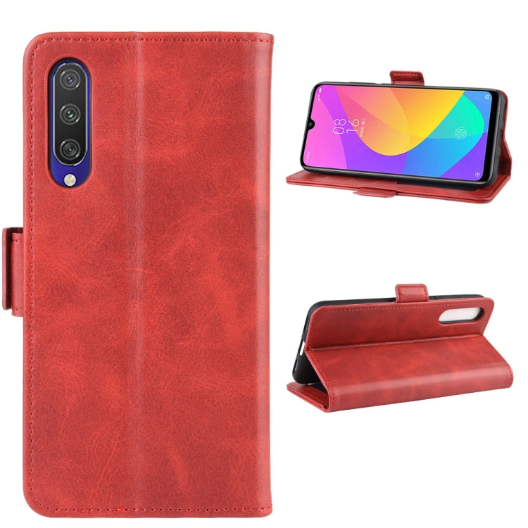 For Xiaomi Mi CC9e / Mi A3 Dual-side Magnetic Buckle Horizontal Flip Leather Case with Holder & Card Slots & Wallet & Photo Frame