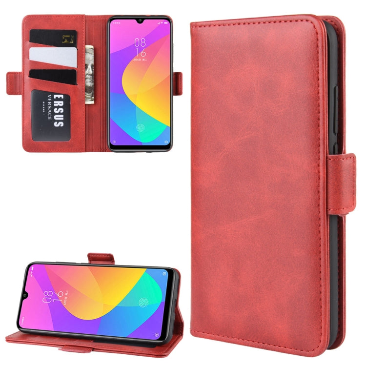 For Xiaomi Mi CC9e / Mi A3 Dual-side Magnetic Buckle Horizontal Flip Leather Case with Holder & Card Slots & Wallet & Photo Frame