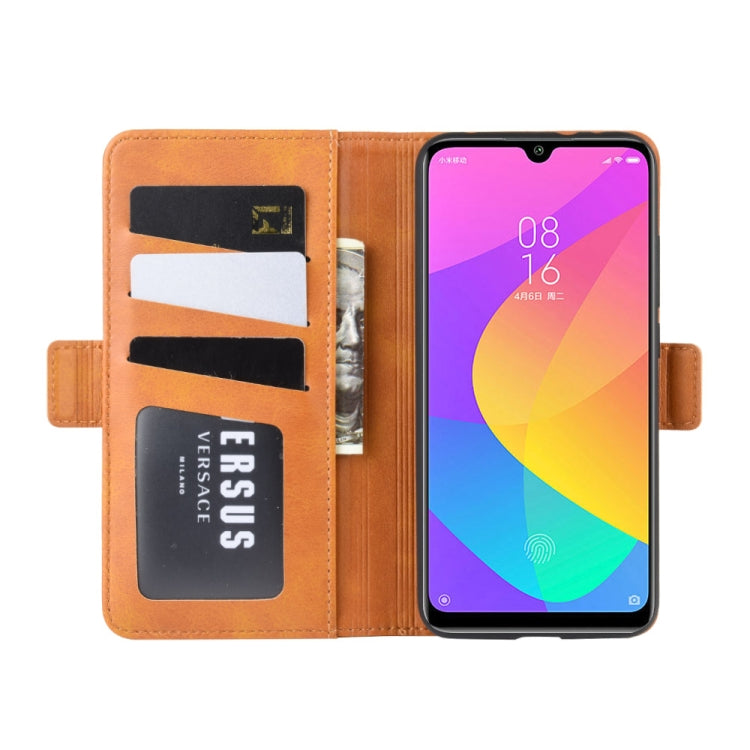 For Xiaomi Mi CC9e / Mi A3 Dual-side Magnetic Buckle Horizontal Flip Leather Case with Holder & Card Slots & Wallet & Photo Frame