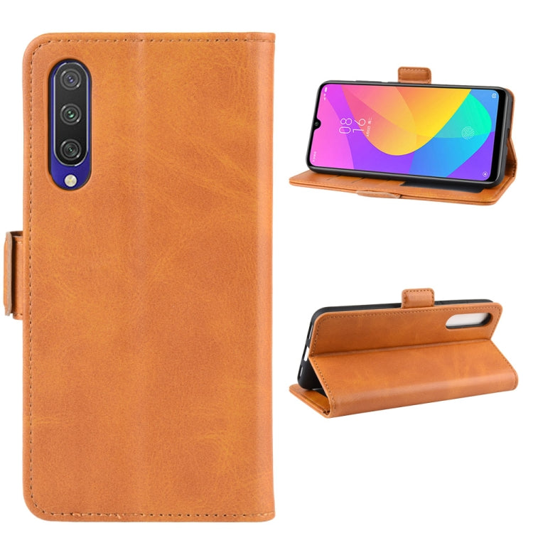 For Xiaomi Mi CC9e / Mi A3 Dual-side Magnetic Buckle Horizontal Flip Leather Case with Holder & Card Slots & Wallet & Photo Frame