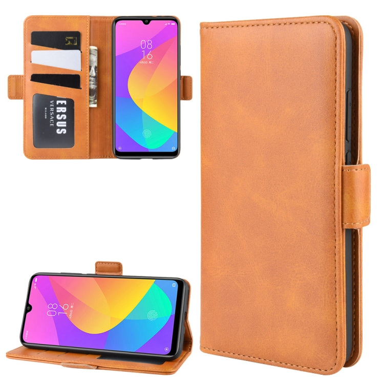 For Xiaomi Mi CC9e / Mi A3 Dual-side Magnetic Buckle Horizontal Flip Leather Case with Holder & Card Slots & Wallet & Photo Frame