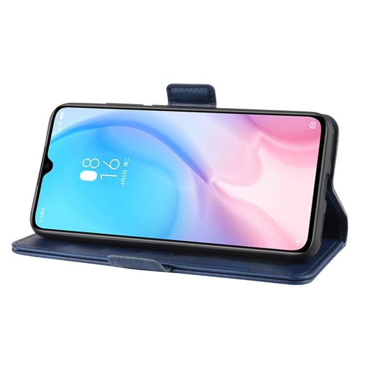 For Xiaomi CC9 Double Buckle Crazy Horse Business Mobile Phone Holster with Card Wallet Bracket Function