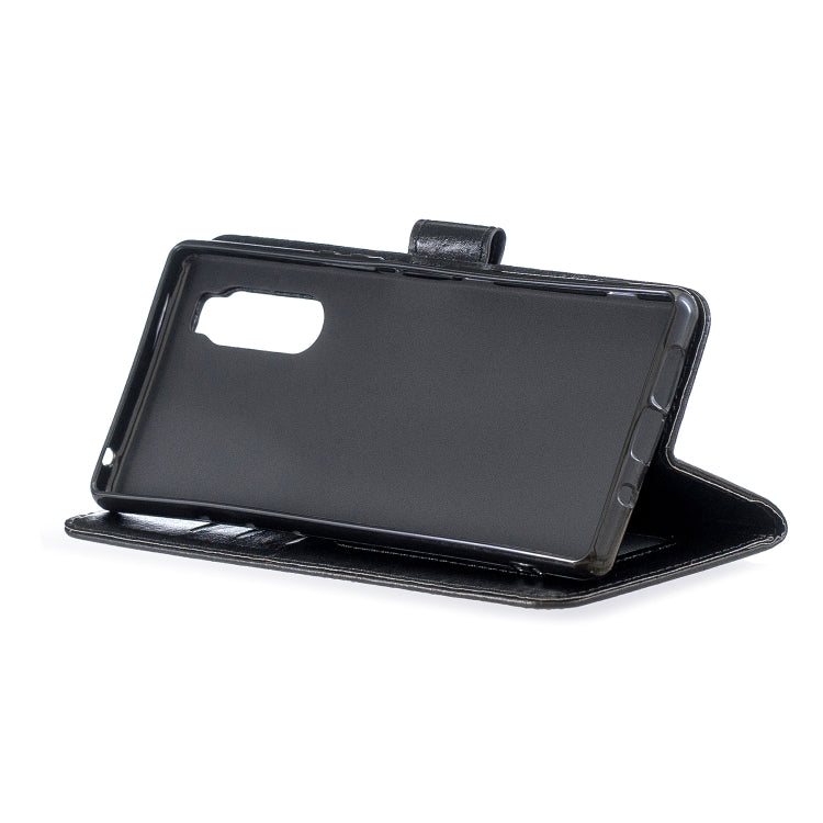 For Sony Xperia 5 Crazy Horse Texture Horizontal Flip Leather Case with Holder & Card Slots & Wallet & Photo Frame