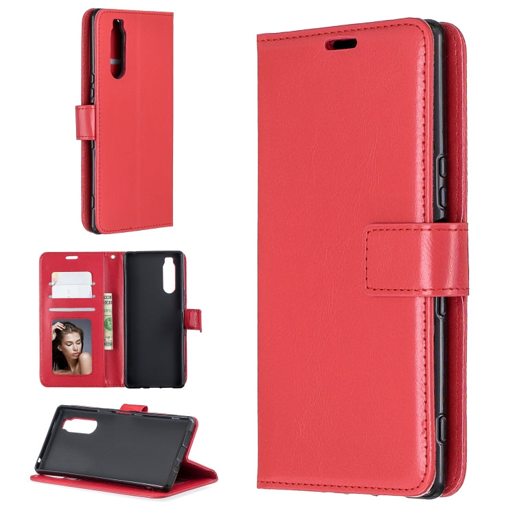 For Sony Xperia 5 Crazy Horse Texture Horizontal Flip Leather Case with Holder & Card Slots & Wallet & Photo Frame